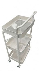 Modern Stainless Steel Foldable Cart Foldable Kitchen Gadgets 3 Layers Sample Available Easy Bulk Order Premium Folding Cart - Product Image 2