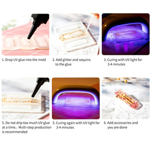 UV Nhựa Nâng Cấp 1000G Pha Lê Rõ Ràng UV Nhựa Cứng Thấp Mùi Tia Cực Tím <span class=keywords><strong>Epoxy</strong></span> Nhựa UV Ánh Sáng Chữa Bệnh Năng Lượng Mặt Trời Ánh Sáng Mặt Trời Ánh Sáng Mặt Trời Kích Hoạt - Product Image 5