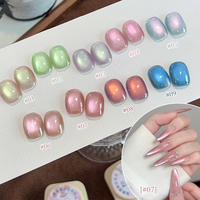 Miss Gooey 9 couleurs douce fille chat oeil Gel vernis ensemble professionnel Semi Permanent magnétique Uv Gel vernis à ongles tremper vernis
