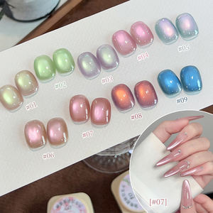 Miss Gooey 9 couleurs douce fille chat oeil Gel <span class=keywords><strong>vernis</strong></span> ensemble professionnel <span class=keywords><strong>Semi</strong></span> <span class=keywords><strong>Permanent</strong></span> magnétique Uv Gel <span class=keywords><strong>vernis</strong></span> à ongles tremper <span class=keywords><strong>vernis</strong></span> - Product Image 2