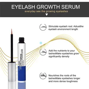 Wholesale Eyelash Growth Serum Eyebrows Oil Free Best Eyelash Growth Serum Liquid Enhancer Longer
