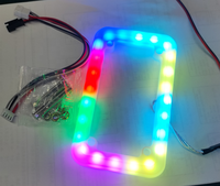 Sélecteur de pièces led cadre avant 12V couleur clignotante cadre de chapiteau décoratif pour distributeur automatique d'arcade