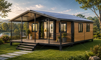 Maison conteneur pliable de 20 pieds, maison préfabriquée compacte avec installation rapide pour projets résidentiels