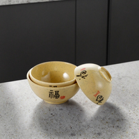 Bol à soupe rond en plastique, restaurant personnalisé en mélamine chinois, offre spéciale