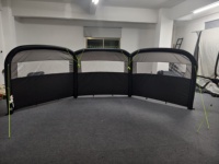 Auvent de voiture gonflable coupe-vent pour camping extérieur, en tissu Oxford, monocouche, trois saisons