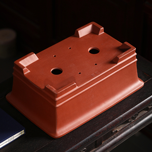Pot à Bonsaï Rectangulaire en Argile Violette Zisha, Style Chinois, pour Table, Intérieur - Product Image 3