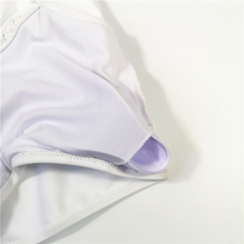 Solid bikini no shoulder hot sexy bikini swimsuit beach wear