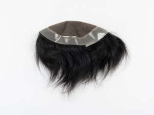 As 6 "unità di ricambio morbida PU traspirante <span class=keywords><strong>parrucca</strong></span> <span class=keywords><strong>parrucca</strong></span> <span class=keywords><strong>da</strong></span> <span class=keywords><strong>parrucca</strong></span> <span class=keywords><strong>da</strong></span> <span class=keywords><strong>uomo</strong></span> con capelli Remy indiani di alta qualità comode parrucche <span class=keywords><strong>da</strong></span> <span class=keywords><strong>uomo</strong></span> - Product Image 5