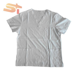 Ad asciugatura rapida uniformi ospedaliere a maniche corte <span class=keywords><strong>lavoro</strong></span> di lavaggio facile delle mani per uomini e donne infermiere medici Pet sitter numero di modello OEM - Product Image 2