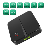 TV Box Android 11 4K Amlogic Quad Core Dual Band WIFI RAM 2GB/4GB ROM 16GB/32GB/64GB Smart Set-top Box
