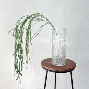 Herbe artificielle en forme de barbe de dragon, lianes en plastique de 30 cm à 100 cm, accessoires de décoration murale et de plafond pour mariage et maison - Product Image 4