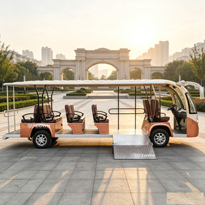 Véhicule électrique de type ouvert pour fauteuils roulants, bus de transport pour attractions touristiques et parcs - Product Image 1