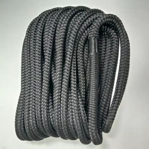 Черная двойная плетеная полиэфирная веревка полиэстер яхтенная Веревка 10 мм - Product Image 4