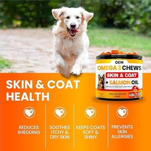 Golosinas para la Piel y el Pelaje de Mascotas OEM, Masticables Blandos, Alto Contenido en Proteínas, Pelaje Brillante, Suplemento para Perros, <span class=keywords><strong>Omega</strong></span> 3 con DHA, EPA, Biotina y Vitamina E - Product Image 4