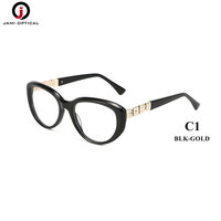Nouvel arrivage de lunettes colorées en acétate avec logo personnalisé monture de lunettes optiques œil de chat de style vintage pour femmes