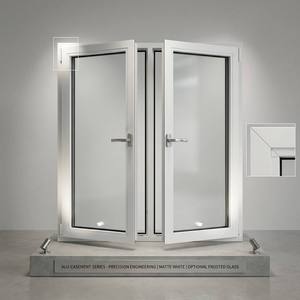 <span class=keywords><strong>Finestra</strong></span> a Battente in Alluminio <span class=keywords><strong>di</strong></span> Grado Commerciale con Triplo Vetro, Bordo Stretto, Anticorrosione, Dimensioni Personalizzabili - Product Image 3