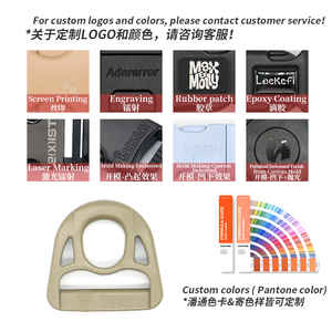 OEM ODMはバックパックのペットの犬の猫の首輪の鎖のための黒いPOMプラスチックDリングバックルを受け入れます - Product Image 4