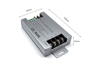 GLS-AMF-CX hot chất lượng cao DC12-24V 360 Wát nhôm trường hợp <span class=keywords><strong>RGB</strong></span> khuếch đại 10A 3 kênh điều khiển cho LED Strip chiếu sáng giáng sinh - Product Image 2