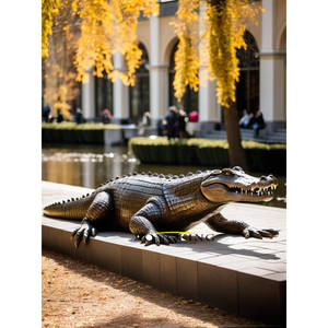 巨像ブロンズ鋳造チーター彫刻真鍮チーター像 - Product Image 2