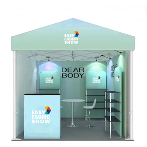 Bedrijfslogo Tentoonstellingsstand 3-Tier Winkelteller <span class=keywords><strong>Display</strong></span> <span class=keywords><strong>Rack</strong></span> Beurs Stand Apparatuur - Product Image 4