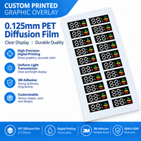Autocollants graphiques personnalisés en plastique, étiquettes autocollantes, plaques signalétiques électriques en plastique, autocollants de superposition pour plaques signalétiques