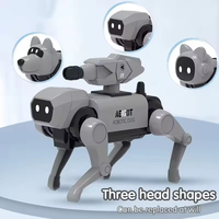 Interactif DIY STEM Building Block Kit Télécommande Robot Chien Jouet Éducatif Électronique Cadeau pour Enfants RC Animaux