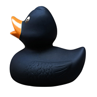 Canard de bain animal en PVC personnalisé de 3 pouces 2024 Noël promotionnel Mini petit canard en caoutchouc lesté en plastique Jouets pour bébé