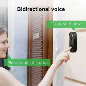 Pin không dây cửa chuông an ninh máy ảnh Google tổ RoHS hiện đại thông minh intercom Monitor chuông cửa với camera không dây 1080P - Product Image 4