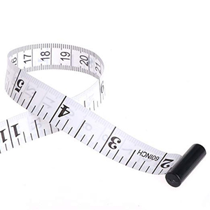 Ruban de mesurage pour le corps 18mm, noir et blanc en forme de Y, mesure de la taille du corps en plastique - Product Image 4