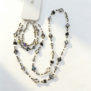 Chaîne <span class=keywords><strong>de</strong></span> <span class=keywords><strong>téléphone</strong></span> longue à perles <span class=keywords><strong>de</strong></span> cristal <span class=keywords><strong>de</strong></span> haute qualité <span class=keywords><strong>personnalisable</strong></span>, anti-perte, cordon <span class=keywords><strong>de</strong></span> cou, design <span class=keywords><strong>de</strong></span> niche, <span class=keywords><strong>bijoux</strong></span> - Product Image 1
