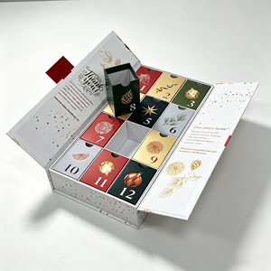 Custom Luxury 24 Days Countdown <strong>Calendar</strong> <strong>Box</strong> 12 Days Birthday Christmas Countdown <strong>Advent</strong> <strong>Calendar</strong> <strong>Box</strong> - Product Image 1