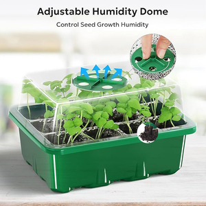 Plateau de germination en <span class=keywords><strong>plastique</strong></span> <span class=keywords><strong>pour</strong></span> légumes et <span class=keywords><strong>fleurs</strong></span> d'intérieur - Product Image 4