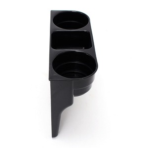 Multifunctional <b>Car</b> <b>Cup</b> <b>Holder</b> Rear Seat Storage Rack Black Plastic Universal Fit - Product Image 4