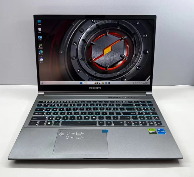 MECHREVO Intel I5-12450H 8-core 15.5" Gaming Laptop with GeForce RTX4050 16GB RAM 2K Resolution English Keyboard