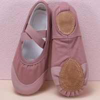 Chaussures de danse à semelle souple pour femmes, chaussures de ballet classique pour professeurs, chaussures d'entraînement pour la performance, chaussures de danse plates à talon plat pour femmes
