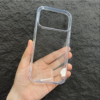 Coque transparente anti-rayures en acrylique pour iPhone 17, étui en TPU PC haute transparence pour iPhone 17 16, étui pour iPhone 17 Pro Max, Nouveauté 2025