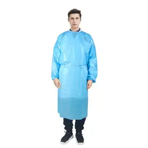ثوب عزل PPE من النوع 6B PB يمكن التخلص منه ثوب غير منسوج ضد البقع وعامل معدي EN14126 ثوب
