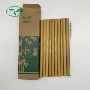 10 Chiếc Ống Hút Uống Phân Hủy Ống Hút Tre Có Thể Phân Hủy Sinh Học Thân Thiện Với Môi Trường Với Hộp Giấy Kraft - Product Image 3