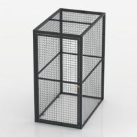 BRIO - Casier verrouillable 2x2 pouces avec conception de cadran de serrure, idéal pour le rangement au bureau ou dans les petites entreprises