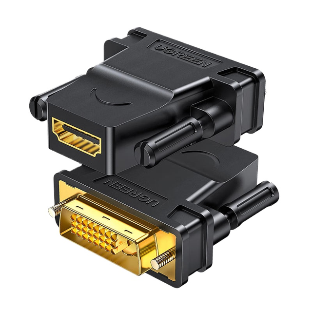 DVI 24+1 to  Adapter Bi-Directional Male to Female DVI Converter DVI-D 24+1Male to  Female High Speed Adapter