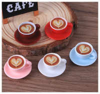 Enfants enfant jouer 3D objets miniatures jouets kawaii maison de poupée grains de café tasse tasse bouteille petite assiette minis résine boissons américaines