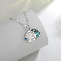 Merryshine – collier festonné en argent Sterling 925 en nacre d'ormeau