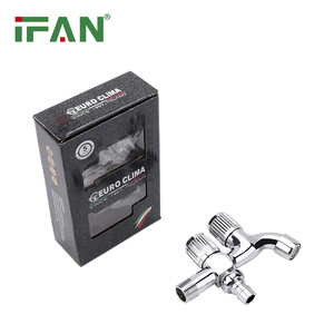 IFAN Affordable Bathroom Faucets 1/2'' Silver Color Bibcock <strong>Tap</strong> All Type Double <strong>Head</strong> Mop Zinc Alloy <strong>Taps</strong> and Faucets - Product Image 1