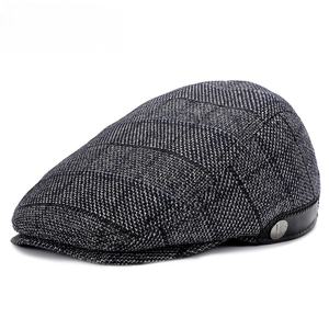 Vente en gros Casquette plate doublée matelassée personnalisée pour hommes Casquettes à oreillettes invisibles Couvre-<span class=keywords><strong>oreille</strong></span> chaud Béret Gavroche Chapeaux Gatsby Chevrons - Product Image 6