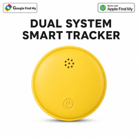 Étiquette anti-perte étanche IP67 avec Bluetooth pour les voyages, compatible avec Apple Find My et Google Find My Device, batterie CR2032 remplaçable