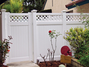 Moderne Gebogen Pvc Wit Rooster Plastic Pvc <span class=keywords><strong>Vinyl</strong></span> Hek-Decoratieve Werfhekwerk Met Versterkte Palen-Weerbestendig - Product Image 5