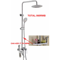 Ensemble de robinets de douche, en cuivre, chrome et or, nouveau design, pour salle de bains, robinets de douche, livraison gratuite