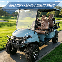 Carrito de Golf Eléctrico de 6 Plazas para Resort, Hotel, Campo de Golf, Club de Campo, Comunidad, Campus, Alquiler