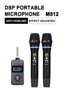 ไมโครโฟนไร้สายพกพาบลูทูธ M50 512 DSP พร้อมระบบป้องกันเสียงหอน ปรับแต่งได้ สำหรับการร้องเพลงในโบสถ์และการพูด - Product Image 2