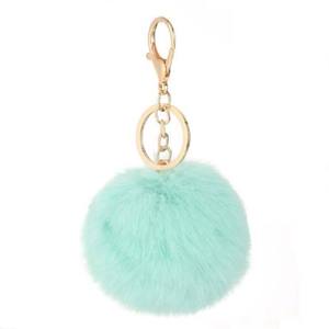 Offre Spéciale Mode Pom Pom Mignon Puffy Lapin En Peluche Moelleux Furball Porte-clés <span class=keywords><strong>Pompon</strong></span> Boule De Fourrure Porte-clés - Product Image 5